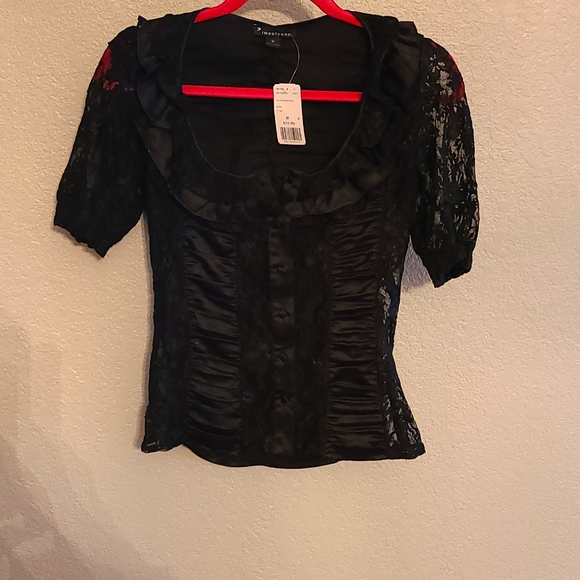 Forever 21 Tops - Forever 21 Black Lace Top NWT